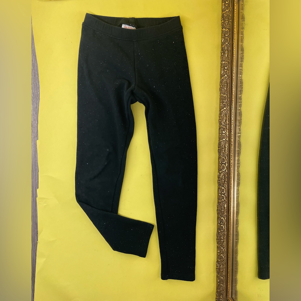 GLITTER, COTTON LEGGINGS FOR GIRLS (7/8)
